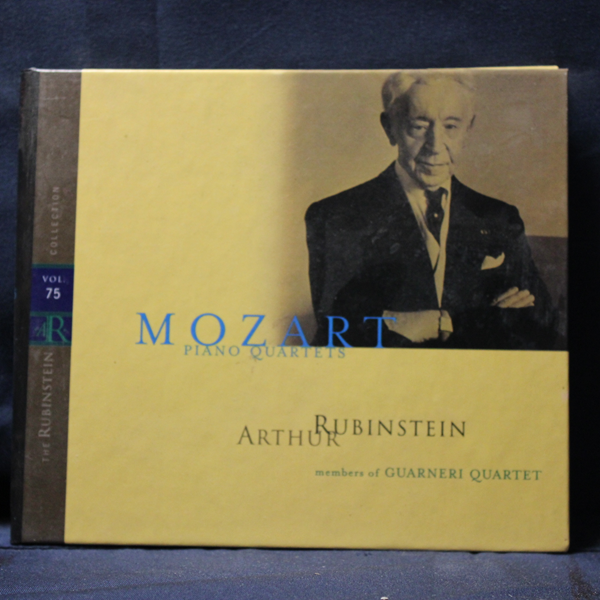 MOZART / ARTHUR RUBINSTEIN, MEMBERS OF GUARNERI QUARTET – PIANO QUARTETS - CD
