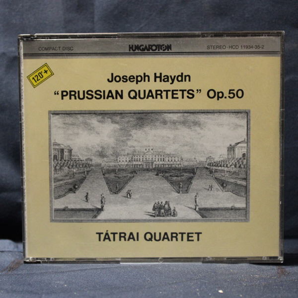 JOSEPH HAYDN, TÁTRAI QUARTET – 6 STRING QUARTETS OP. 50 "PRUSSIAN QUARTETS" - 2 CD