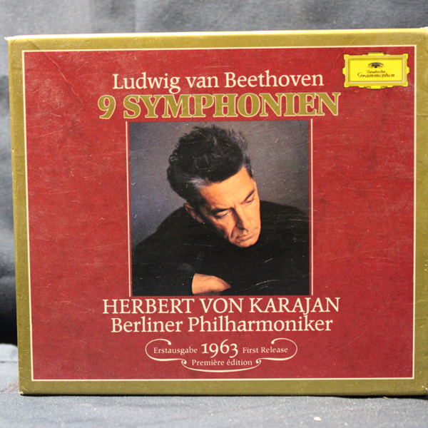LUDWIG VAN BEETHOVEN - HERBERT VON KARAJAN, BERLINER PHILHARMONIKER – 9 SYMPHONIEN - 5 CD