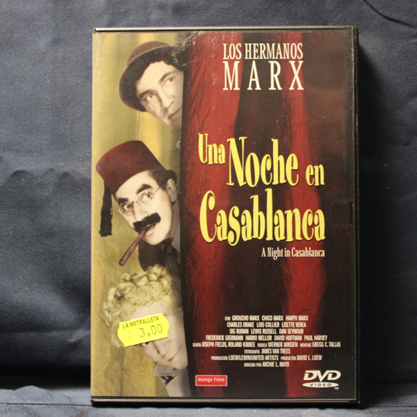 UNA NOCHE EN CASABLANCA - DVD